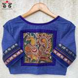 Annapakshi Pen Kalamkari Blouse