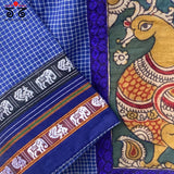 Annapakshi Pen Kalamkari Blouse