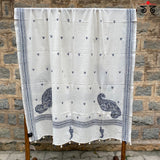 Kantha on Mulmul - Hand Embroidered Dupatta