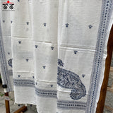 Kantha on Mulmul - Hand Embroidered Dupatta