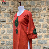 Kantha-Inlay Work Handcrafted Kurta