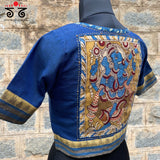 Ganesha Pen Kalamkari Ponduru - Handwoven Crop Top