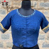Ganesha Pen Kalamkari Ponduru - Handwoven Crop Top