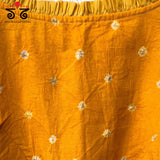 Bandhani Frilled Sleeveless Blouse