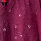Bandhani Frilled Sleeveless Blouse