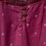 Bandhani Frilled Sleeveless Blouse