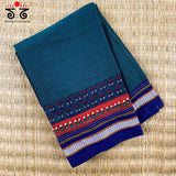 Hand- Embroidered Khun Blouse Fabric