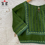 Hand - Embroidered Mirror Work Blouse