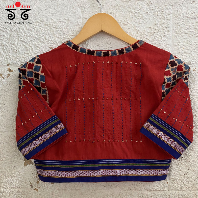 Kantha & beads Handcrafted Blouse