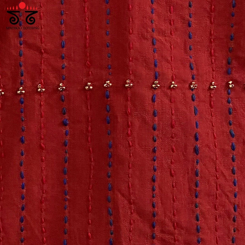 Kantha & beads Handcrafted Blouse