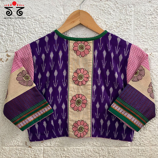 Ikat - Pen Kalamkari Handcrafted Blouse