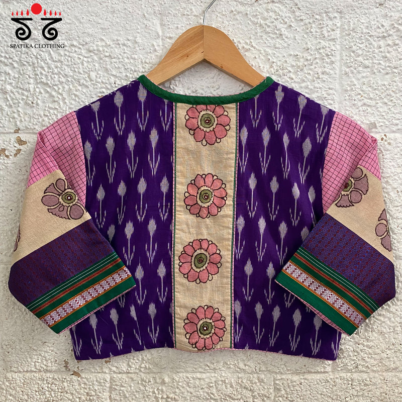 Ikat - Pen Kalamkari Handcrafted Blouse
