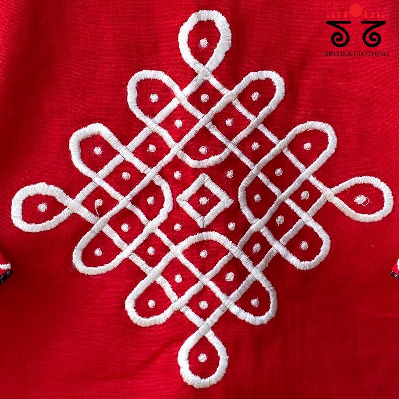 Ikat Kolam Blouse
