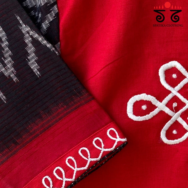 Ikat Kolam Blouse