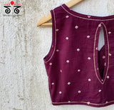 Bandhani Sleeveless Blouse