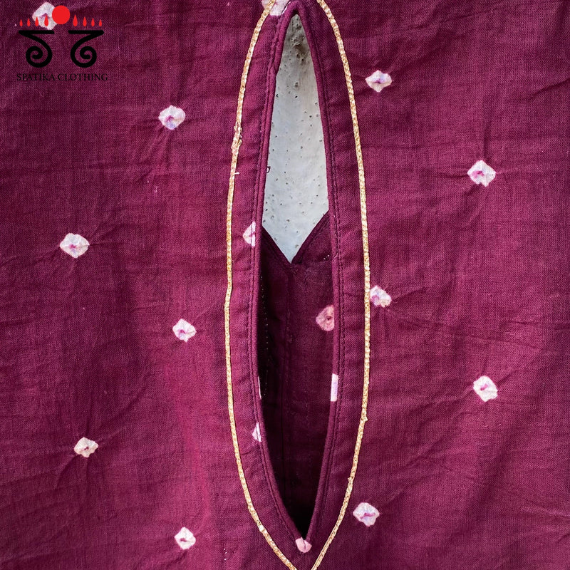 Bandhani Sleeveless Blouse