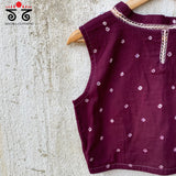 Bandhani Sleeveless Blouse