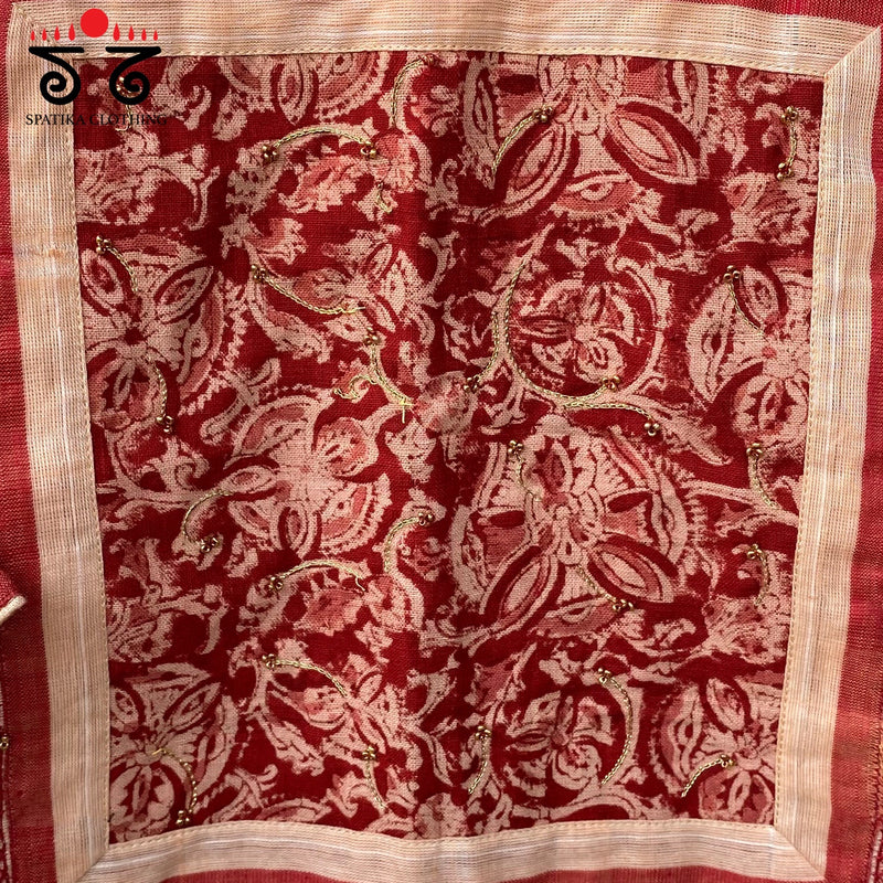Jamdhani - Kalamkari Patchwork Blouse