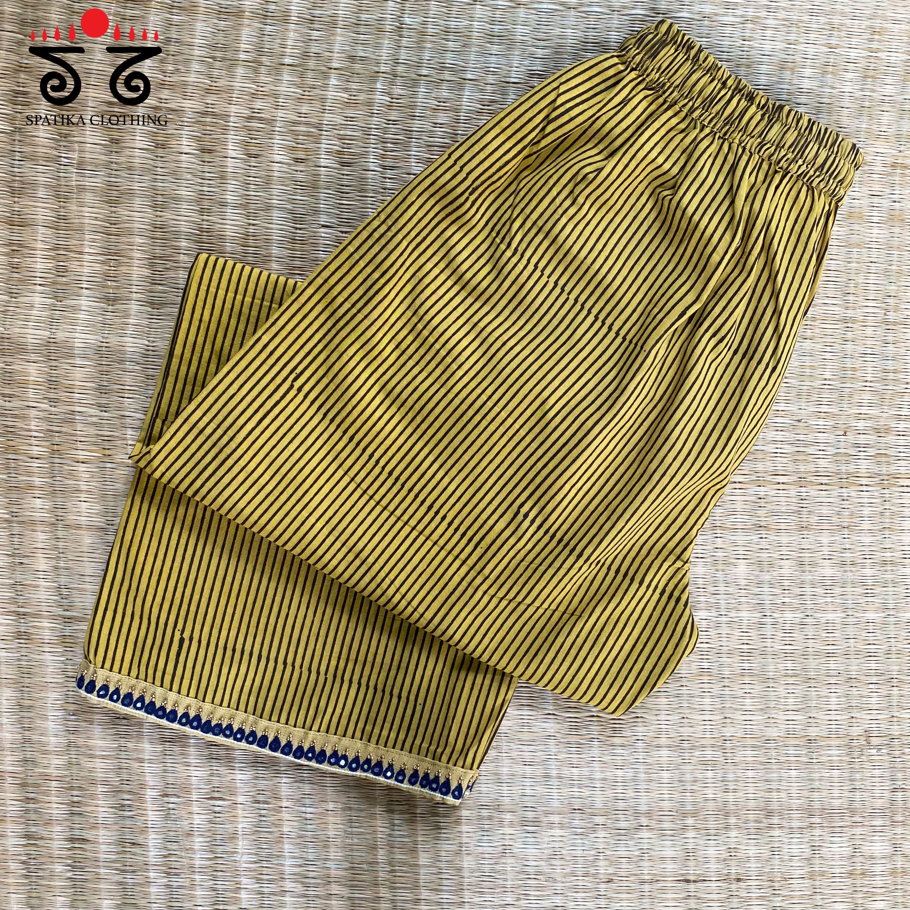 Hand - Embroidered Pant