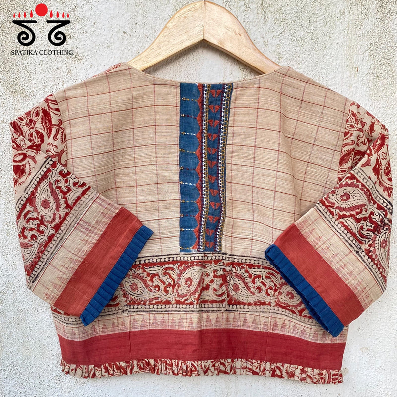 Soof Embroidery on Ponduru - Handcrafted Blouse