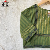 Hand - Embroidered Mirror Work Blouse