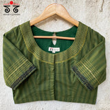 Hand - Embroidered Mirror Work Blouse