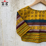 NILA - Handcrafted Blouse in Ajrak