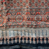 Ajrak on Linen Dupatta