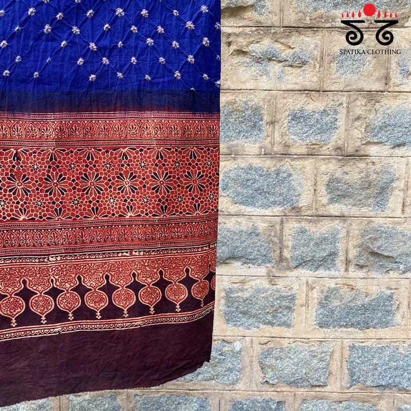 Bandhani - Ajrak Dupatta