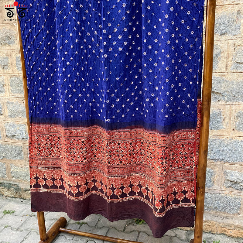 Bandhani - Ajrak Dupatta