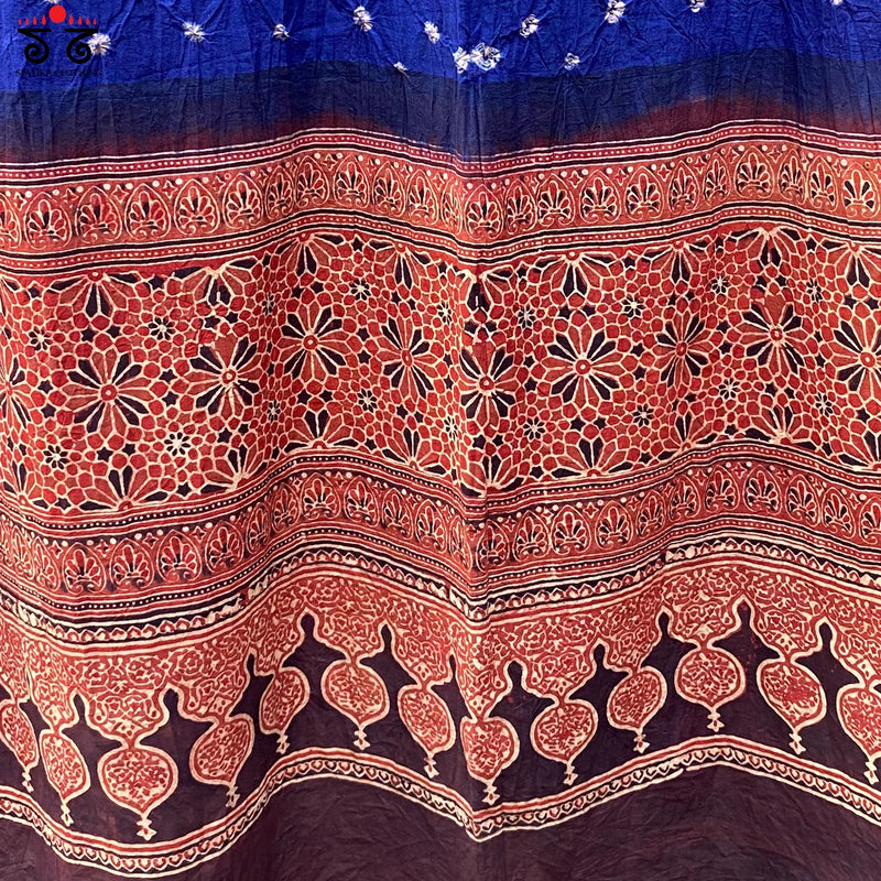 Bandhani - Ajrak Dupatta