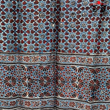 Ajrak on Maheshwari Dupatta