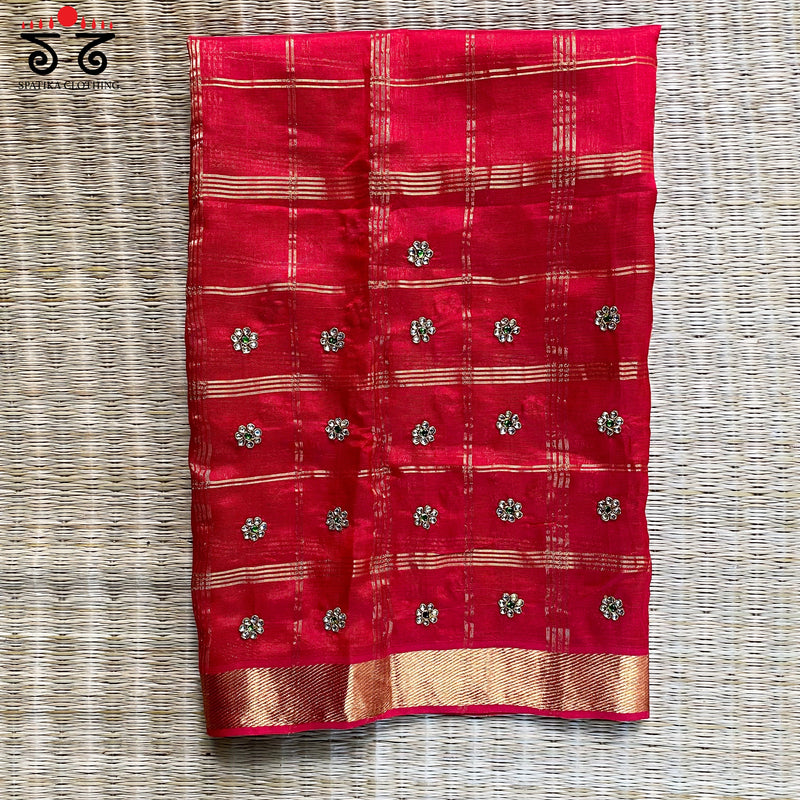 Mangalgiri Silk Cotton Blouse Fabric