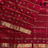 Mangalgiri Silk Cotton Blouse Fabric