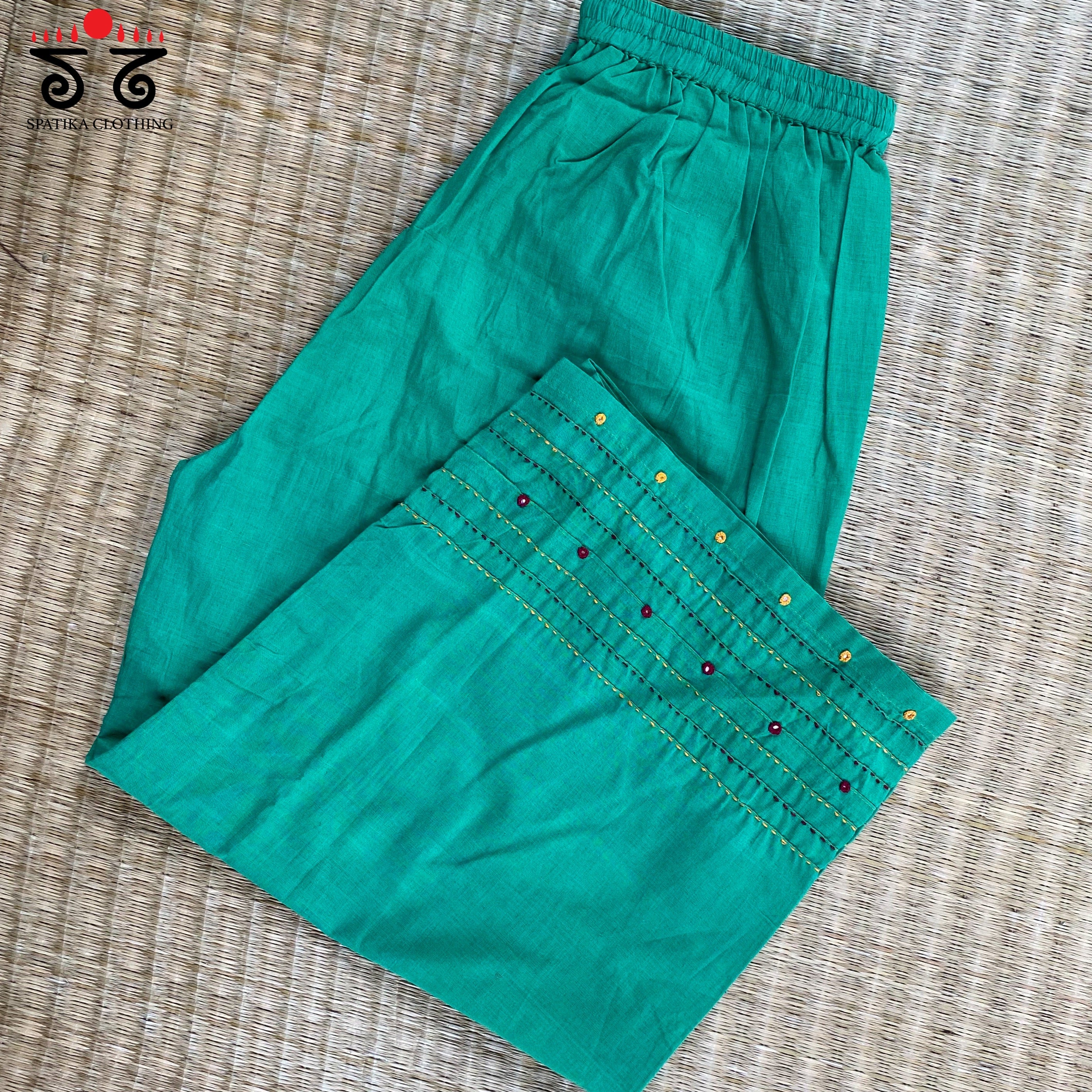 Hand - Embroidered Pant