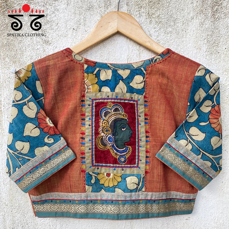 Lady Pen Kalamkari Ponduru Blouse