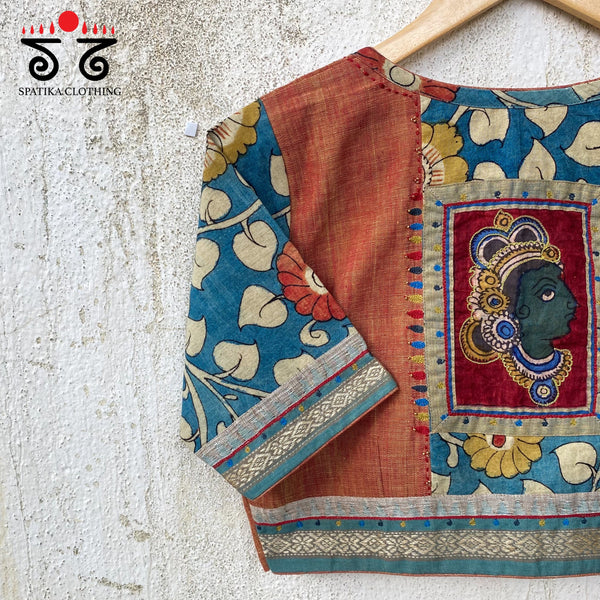 Lady Pen Kalamkari Ponduru Blouse