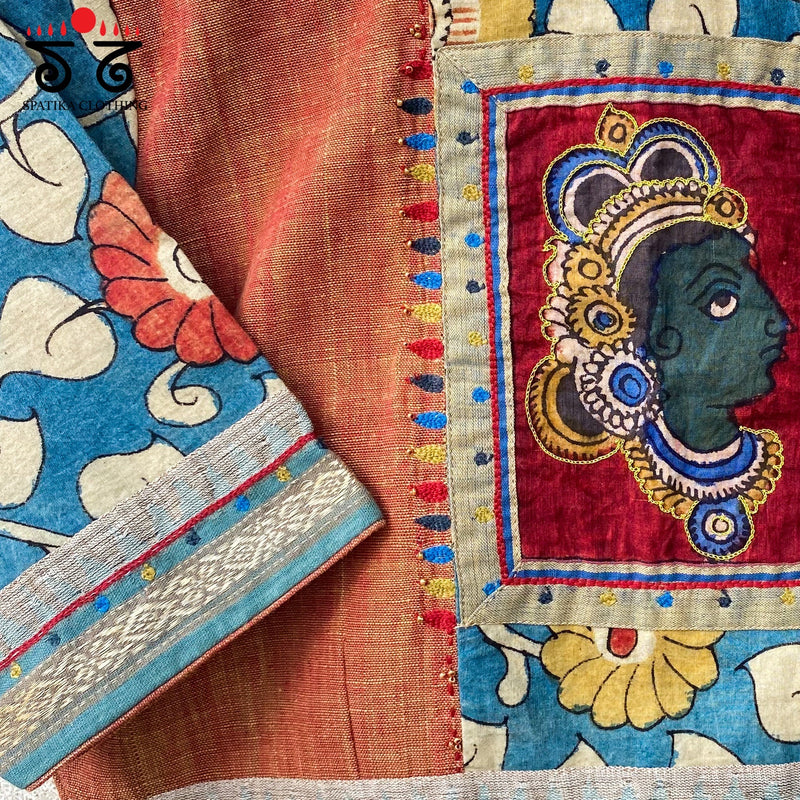 Lady Pen Kalamkari Ponduru Blouse