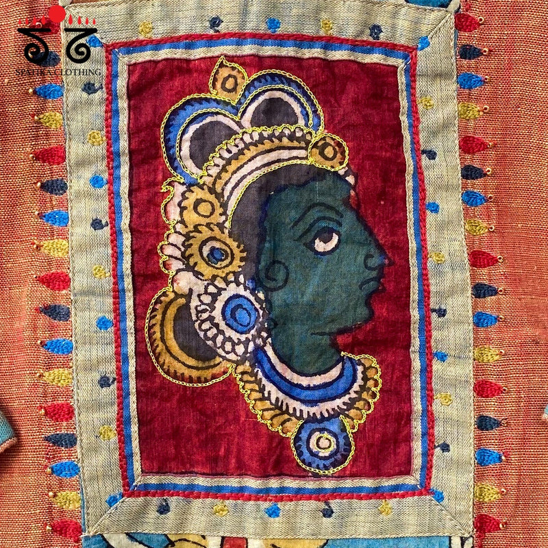 Lady Pen Kalamkari Ponduru Blouse
