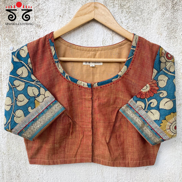 Lady Pen Kalamkari Ponduru Blouse
