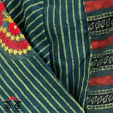 Motif Inlay Hand - Embroidered Blouse