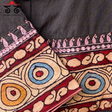 Boondh Pen Kalamkari Hand Embroidered  Blouse