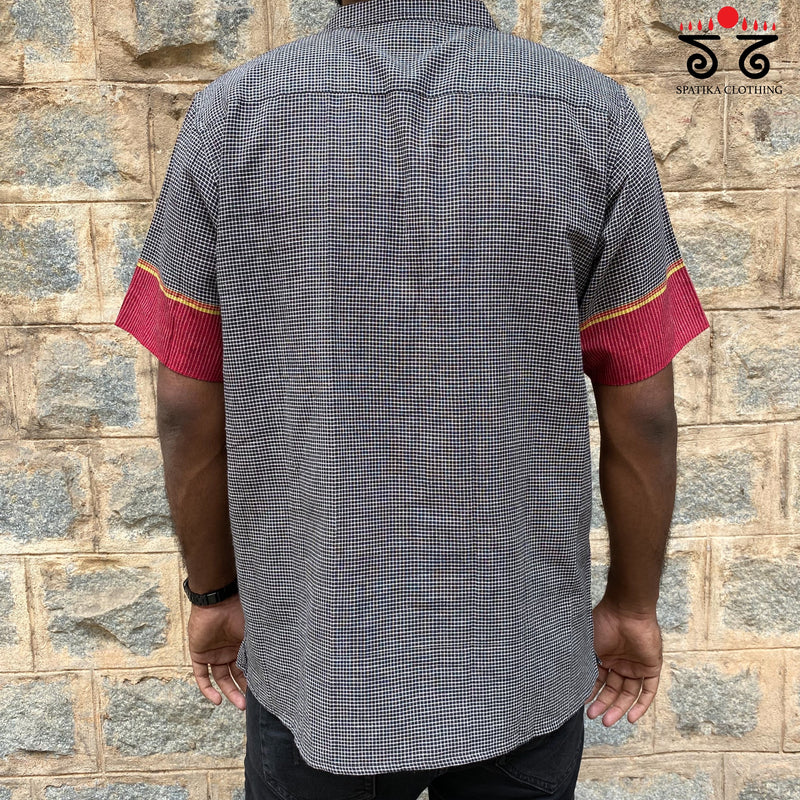Handwoven Ilkal Men's Shirt