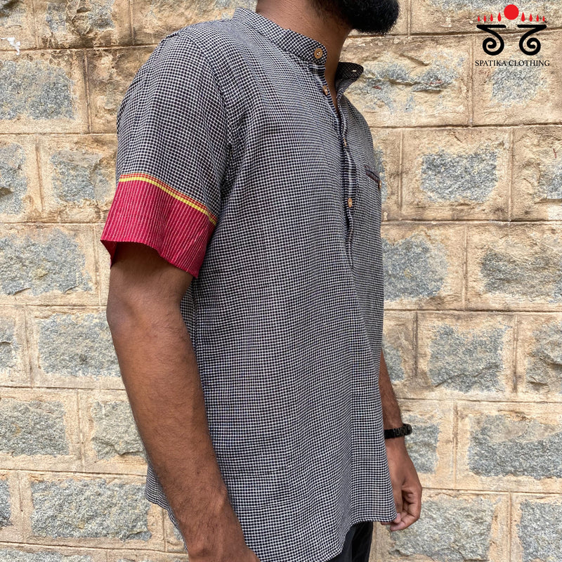 Handwoven Ilkal Men's Shirt