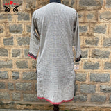 Jamdhani Hand - Embroidered Kurta