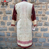 Ponduru Ajrak Hand - Embroidered Kurta