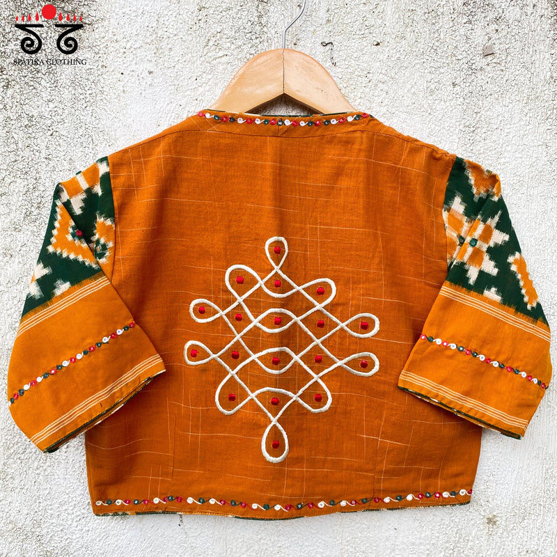 Telia Rumal - Kolam Blouse
