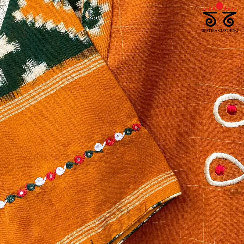 Telia Rumal - Kolam Blouse