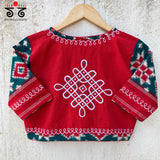 Telia Rumal - Kolam Blouse