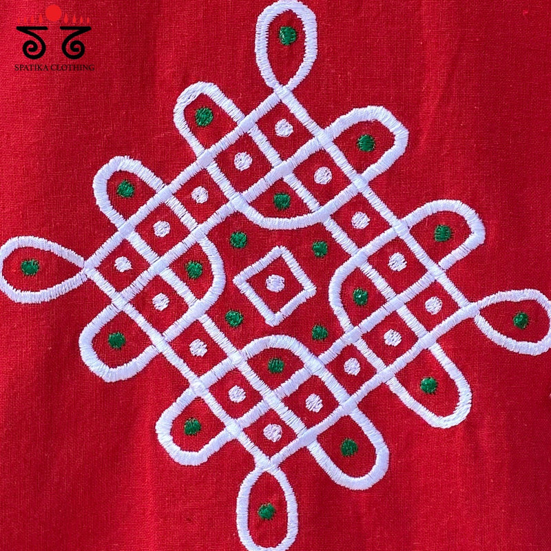 Telia Rumal - Kolam Blouse